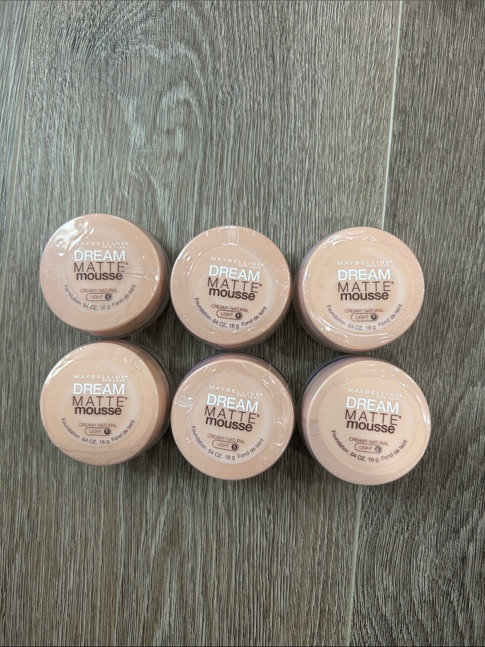 6X Maybelline Dream Matte Mousse Foundation - Creamy Natural 💐 FIRM PRICE 💐